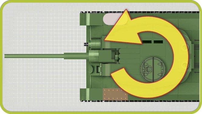 Cobi, T-34/85, sovjetisk tank, 273 deler