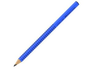 Faber-Castell Jumbo Grip, blyant, B, blå