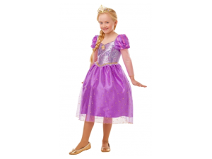 Disney Princess Rapunzel Glimmer kostyme 116cm (5-6 år)
