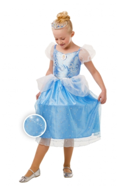 Disney Princess Askepot Glimmer kostyme 104cm (3-4 år)