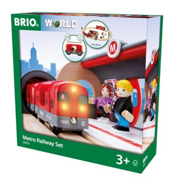 Brio World, togbane, metro, 20 deler