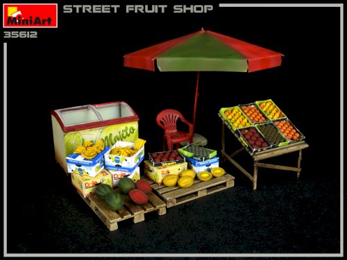 MiniArt, Street Food Shop, 1:35