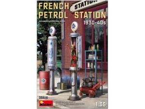 MiniArt, French Petrol Station, 1:35