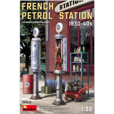 MiniArt, French Petrol Station, 1:35