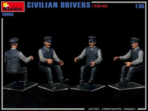 MiniArt, Civilian Drivers 1930-40's, 1:35
