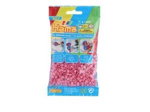 Hama Midi, perler, 1.000 stk., rosa (06)