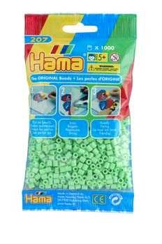 Hama Midi, perler, 1.000 stk., pastelgrøn (47)