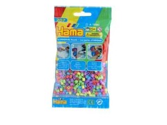 Hama Midi, perler, 1.000 stk., mix 50, pastelfarver