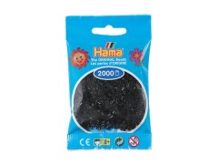 Hama Mini, perler, 2.000 stk., svart (18)