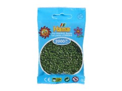Hama Mini, perler, 2.000 stk., Skovgrøn (102)