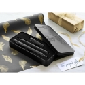 Faber-Castel Grip, fyldepen og kuglepen i gaveeske, svart