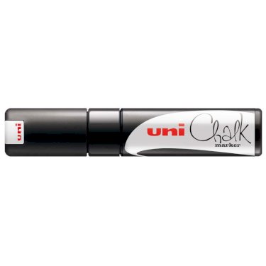 Uni Chalk PWE-8K, sletbar marker, svart