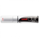 Uni Chalk PWE-8K, sletbar marker, hvit