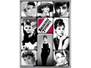 Køleskabsmagneter, Audrey Hepburn retro