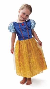 4-Girlz Princes Snehvide kostyme (4-7 år)