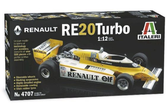 Italeri Renault RE 23 Turbo F1 1:12