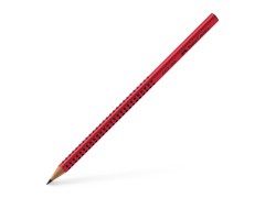Faber-Castell Grip, blyant, B, rød