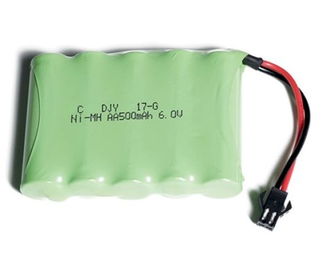 TechToys NiMh Batteri 6V 500mAh