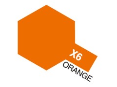 Tamiya Acrylic Mini X-6 Orange