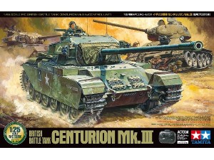 Tamiya British Battle Tank Centurion Mk.III Fjernstyrt 1:25