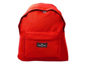Faber-Castell, rygsæk, rød