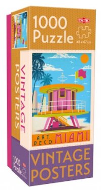 Tactic, puslespill, Vintage Miami, 1000 brikker