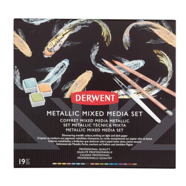 Derwent, Metallic Mixed Media-sæt, 19 deler
