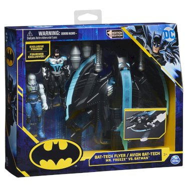 Batman, Batwing-flyver m/ 2 figurer (10 cm)