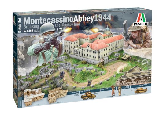 Italeri, Montecassino Abbey 1944, Battle Set, 1:72