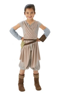 Star Wars, kostyme, Deluxe Rey, 5-6 år