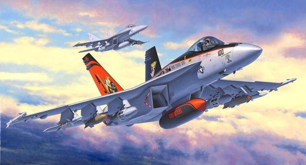 Revell, modelsæt, F/A-18E Super Hornet, 1:144