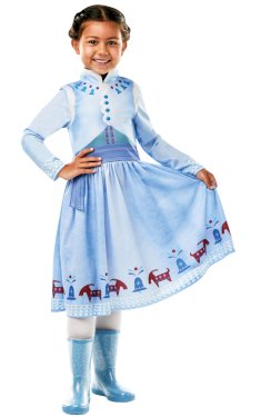 Frozen Olafs Adventures Anna kostyme 128cm (7-8 år)