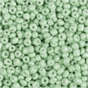 Rocailleperler, 3 mm, Ljus grønn 
