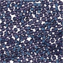Rocailleperler, 1,7 mm, mørk blå transparent