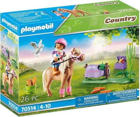Playmobil Country, samlepony m/ tilbehør, islænder