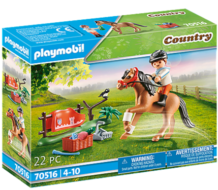 Playmobil Country, samlepony m/ tilbehør, connemara