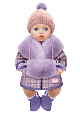 Baby Annabell, vinterfrakkesæt, 43 cm