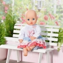 Baby Annabell, flæsenederdel m/ bluse, 43 cm