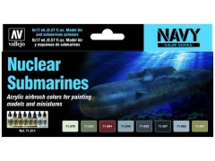 Vallejo Model Air Nuclear Submarines 8 x 17ml.