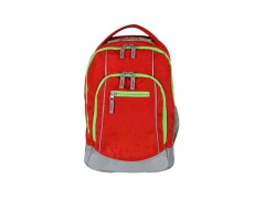 School-Mood, skoletaske, rød neon