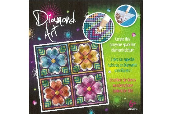 Diamond Arts 20x20cm Blomster