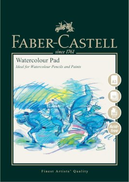 Faber-Castell, akvarelblok, A3, 300 g/m2, 10 ark