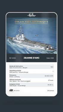 Heller, Jeanne d'Arc, french helicopter carrier, 1:400