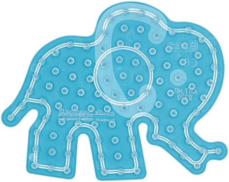 Hama Maxi, perleplate, lille elefant, transparent