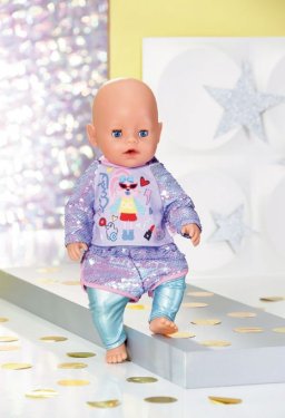 Baby Born Fashion, tøjsæt m/ pailetter, 1 set, 43 cm