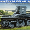 Hobby Boss, German 3.7 cm Pak 35/36 auf Pz.Kpfw, 1:35