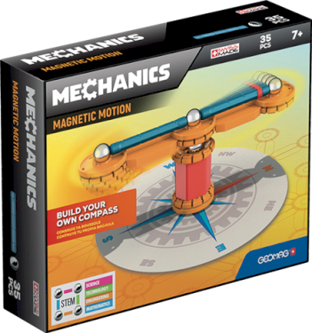 Geomag Mechanics, sampak: Kompas + magnetiske tandhjul