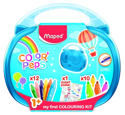 Maped Color'Peps, tegnekuffert, 23 deler