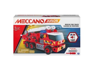 Meccano Junior, byggesæt, brannbil m/ Ljus og lyd, 150 deler