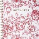 Mayland Burde DotNotes, notesbog, 25 cm, blomster
